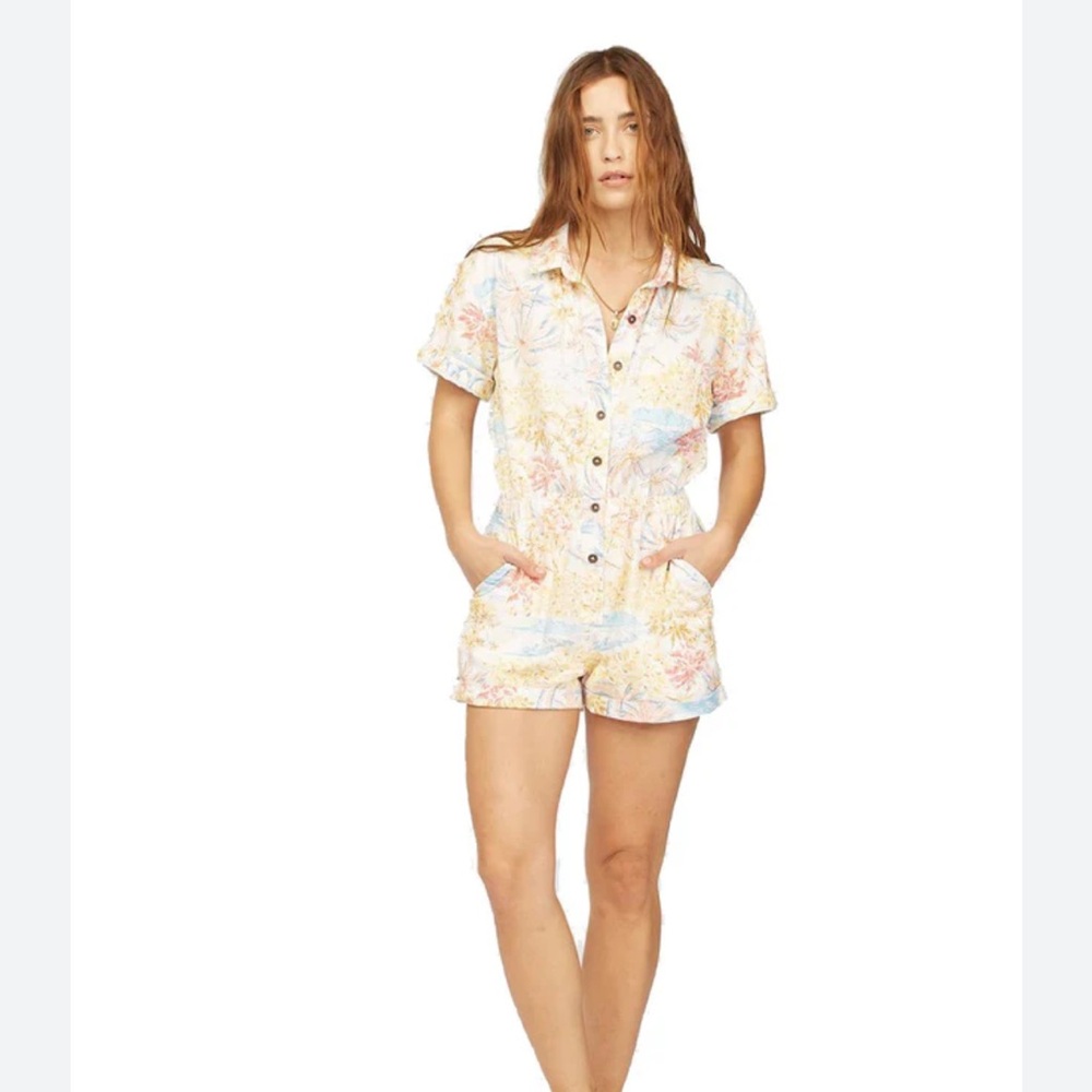 NWT Billabong X Wrangler Cali Sun Romper - Picture 5 of 12